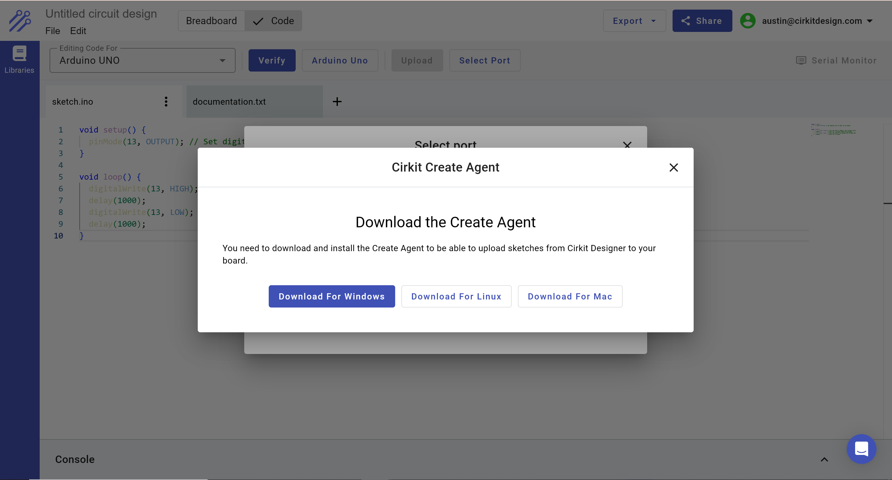 Installing Cirkit Create Agent - Step 2